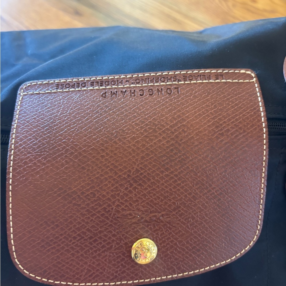 Large Longchamp Le Pliage Tote Bag Black - Picture 4 of 9